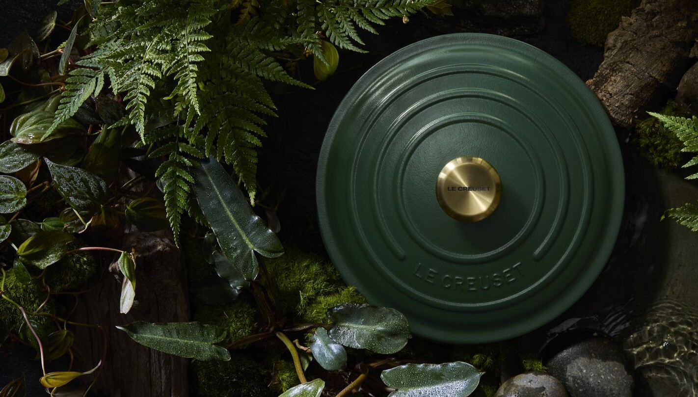 Le Creuset Forêt — editorial